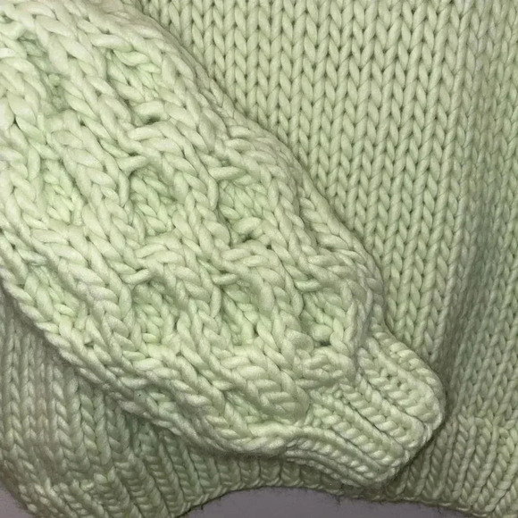 Mr. Mittens Oversized Honey Lime Crewneck Sweater - Picture 11 of 14